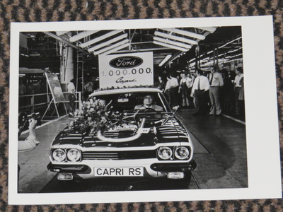 1973 Ford Capri RS 2600 pressikuva - KUIN UUSI