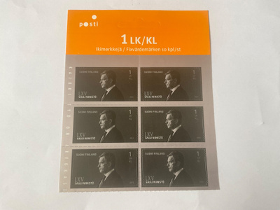 Postimerkit Sauli Niinistö 6 kpl