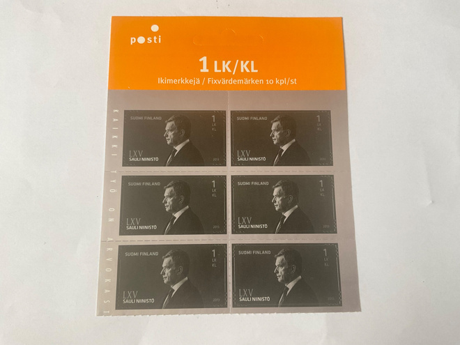 Postimerkit Sauli Niinistö 6 kpl