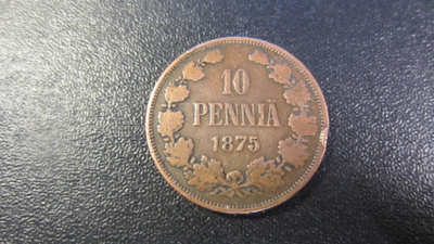 10 penniä 1875