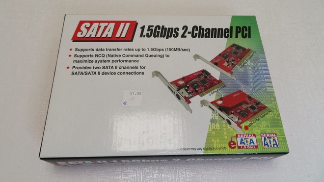 External SATA PCI-kortti - liitä ulkoinen SATA-levy RETRO