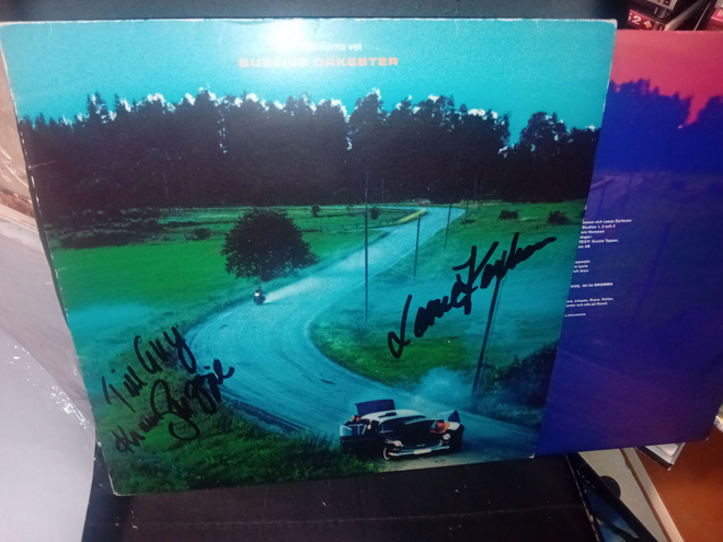 LP SUZZIES ORKESTER Bara stjärnorna vet ( SIGNED  )