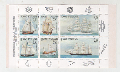 1997 Purjelaivoja vihko postituoreena.