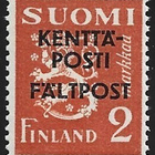 1943 KP 2 mk lisäpainaman kenttätyyppi 11 ** LaPe KP 4 kt 11 - pikkukuva 1