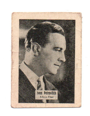 Vanha keräilykuva IVAN PELROVITCH