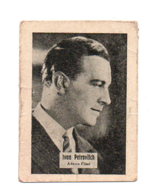 Vanha keräilykuva IVAN PELROVITCH