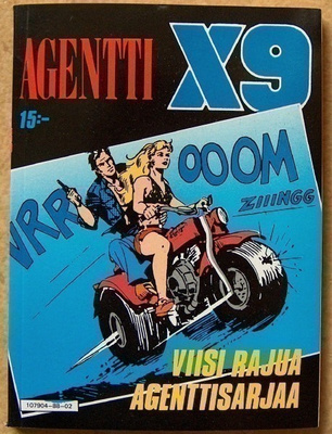 Agentti X9 pokkari 1988 , lukematon