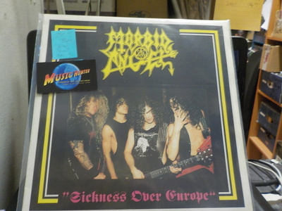 MORBID ANGEL - SICKNESS OVER EUROPE EX+/EX+ LP