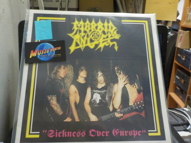 MORBID ANGEL - SICKNESS OVER EUROPE EX+/EX+ LP