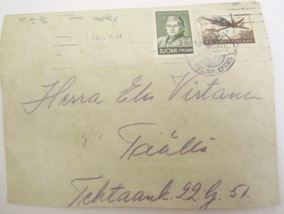 VANHA FDC Ensipäivä Kuori 20.3.1944