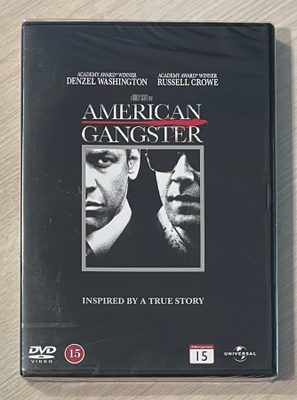 Ridley Scott: AMERICAN GANGSTER (2007) Russell Crowe (UUSI)