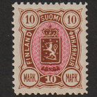1889 10mk Vaakunamerkki leimaamattomana** - pikkukuva 1