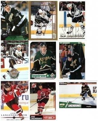 9 x JAMIE LANGENBRUNNER Stars, Devils