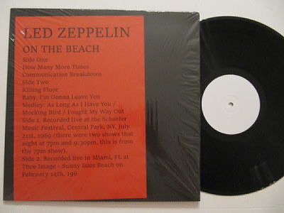 Led Zeppelin On The Beach LP