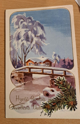 U.Maasio: talo sillan takana, kulkenut 1959