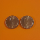 Hollanti 1 Euro Cent UNC 2001, 2kpl - pikkukuva 1