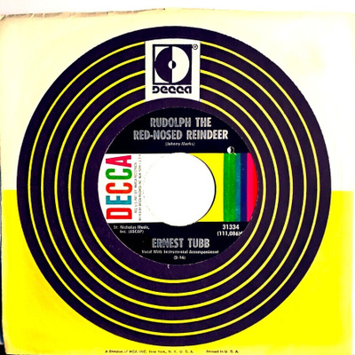 ERNEST TUBB: Christmas is just another day for me. 7"