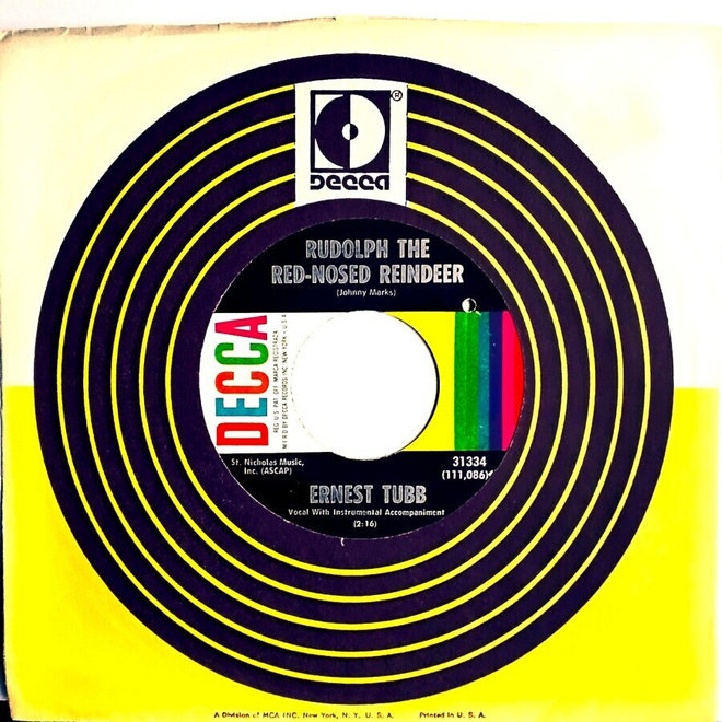 ERNEST TUBB: Christmas is just another day for me. 7"