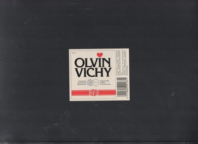 Olvin Vichy Etiketti