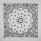Viper Bandana, 50x50cm, 100% puuvilla, musta tai valkoinen - pikkukuva 1