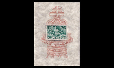 Unkari 632BL7 ** Apua tulvan uhreille (1940)