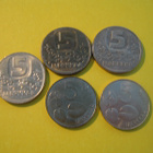 5 kpl 5 markkaa - 1991-1993 - pikkukuva 2