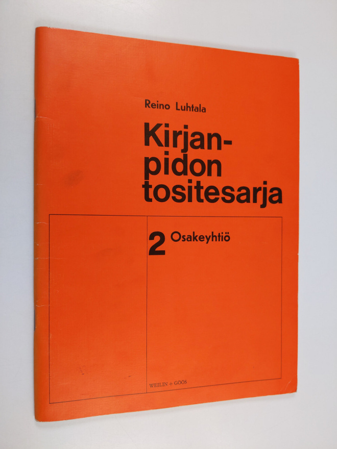 Reino Luhtala : Kirjanpidon tositesarja : tositteisiin pe...