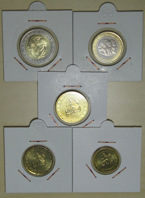 2002 MONACO 10c - 2euro UNC
