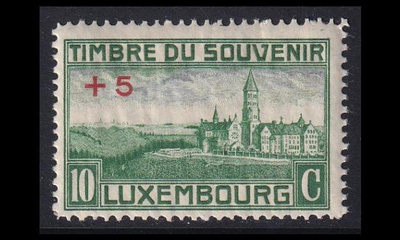 Luxemburg 137 ** Sotamuistomerkit 10 + 5 C (1921)
