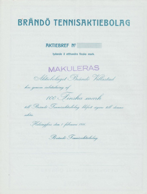 OKK 1916 Brandö Tennis Ab