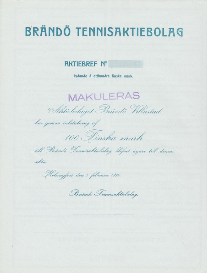 OKK 1916 Brandö Tennis Ab