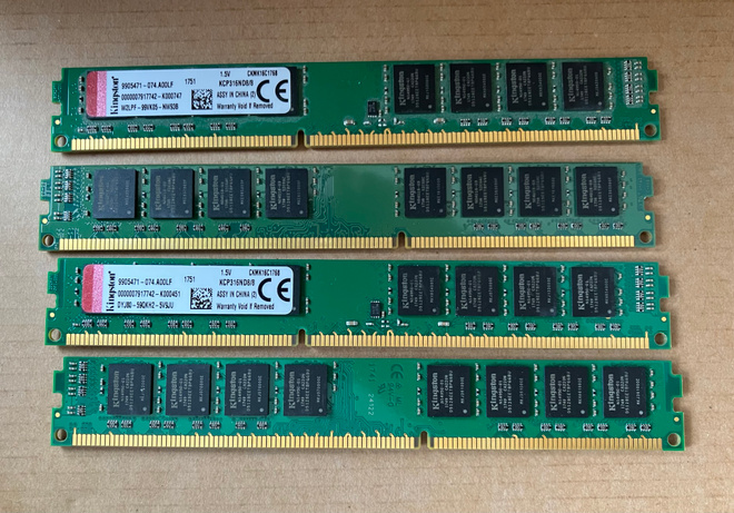 (4*8GB) 32GB DDR3 1600MHz Kingston (Low Profile)