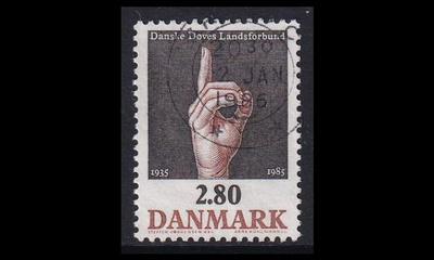 Tanska 850 o Kuurojenyhdistys 50v (1985)