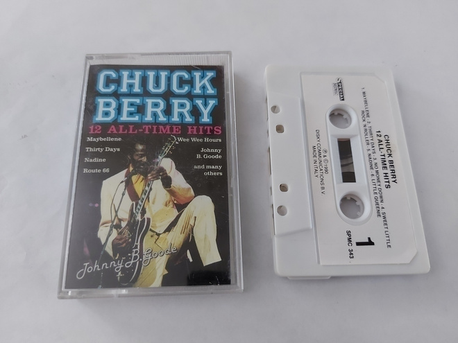 CHUCK BERRY - 12 ALL-TIME HITS c-kasetti ( Hyvä kunto )