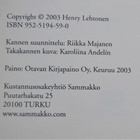 Henry Lehtonen - Kosaani - runoja - pikkukuva 3