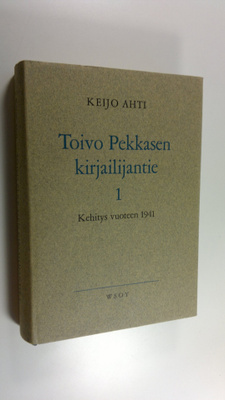 Keijo Ahti : Toivo Pekkasen kirjailijantie 1, Kehitys vuo...