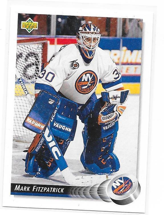 1992-93 Upper Deck #332 Mark Fitzpatrick NY Islanders MV