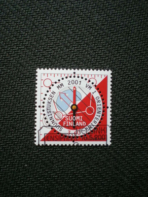 EP-leimattu merkki 3,60 mk Suunnistus 2001 - LaPe 1569