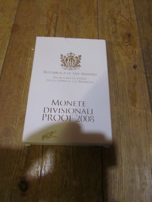 San Marino Vuosisarja 2008 Proof