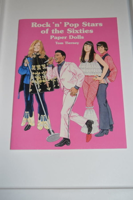paperinukke Tom Tierney rock'n pop stars of the sixties