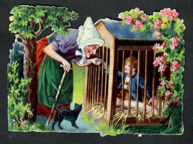 Wanha - Satukuva - Hannu ja Kerttu - 1900-l alku!