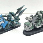 WH40K - 3kpl Space Marines Ravenwing Bikes [K127] - pikkukuva 3