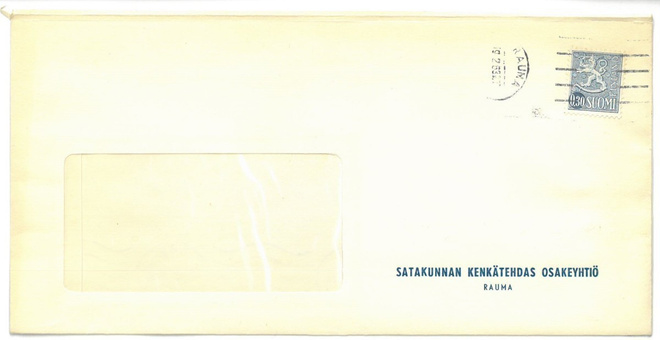 Firmakuori Rauma Satakunnan Kenkätehdas Osakeyhtiö