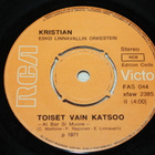 Kristian - Se syntikö on / Toiset vain katsoo (single) - pikkukuva 4
