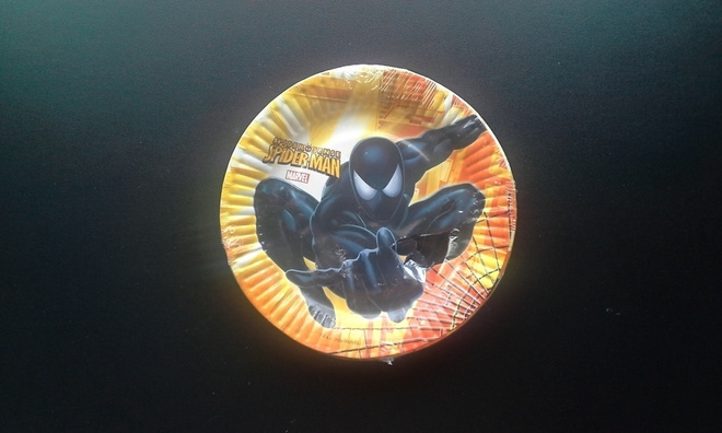 Marvel Spider-man pahvilautaset 8 kpl pakkaus 18 cm