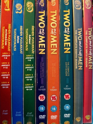 TWO AND HALF MEN 1 - 6 + 8 - 9/ MIEHEN PUOLIKKAAT DVDDVD