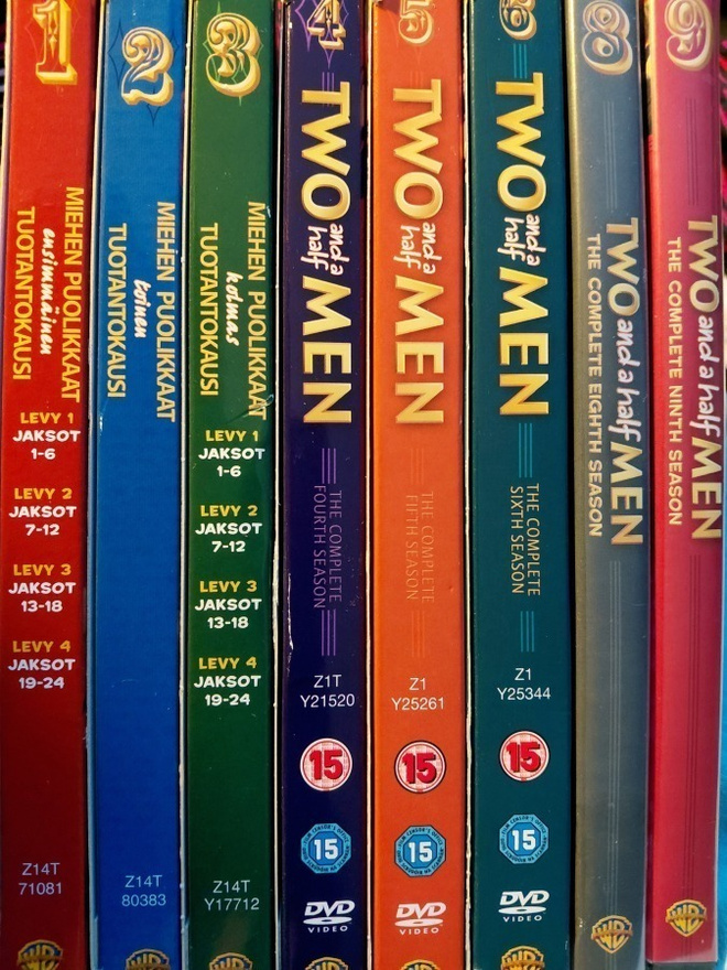 TWO AND HALF MEN 1 - 6 + 8 - 9/ MIEHEN PUOLIKKAAT DVDDVD
