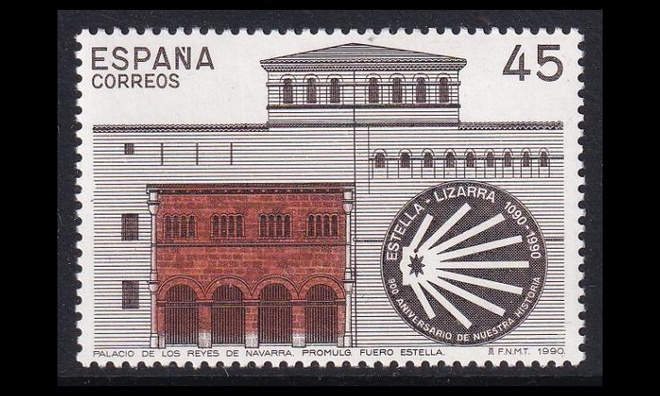 Espanja 2949 ** Estellan julistus 900v (1990)