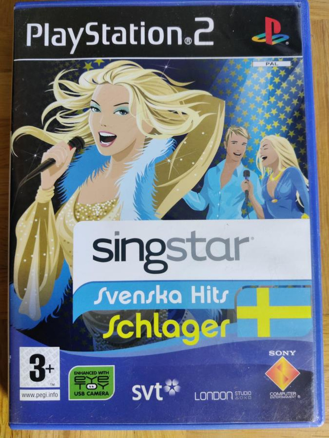 Singstar Svenska Hits Schlager - ( Ps2 )