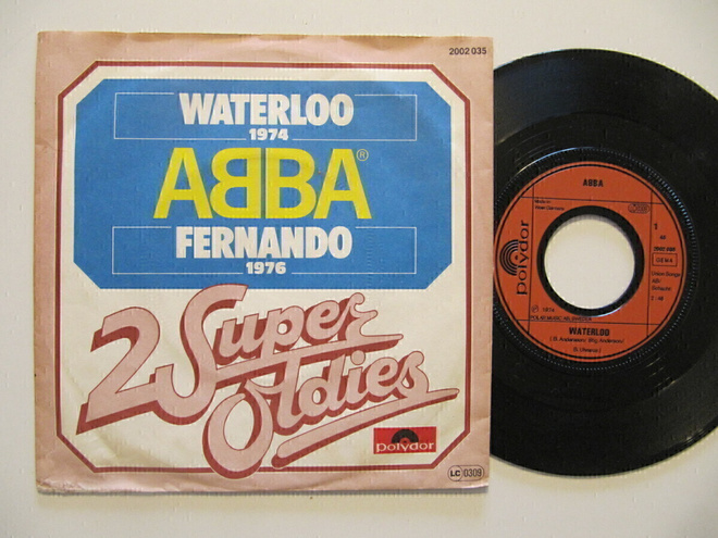 ABBA Waterloo / Fernando 7" sinkku Harvinainen